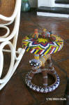 Beaded table from Africa